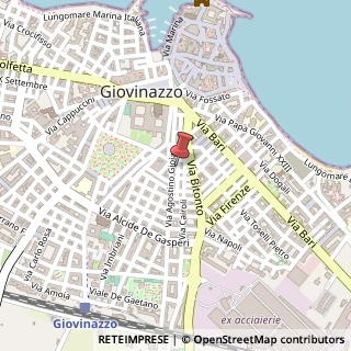Mappa Via Agostino Gioia, 62, 70054 Giovinazzo, Bari (Puglia)