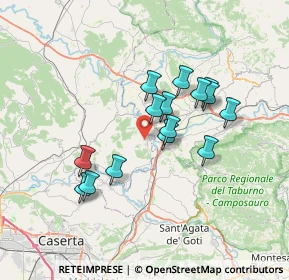 Mappa Via Fontana, 81010 Castel Campagnano CE, Italia (6.26467)