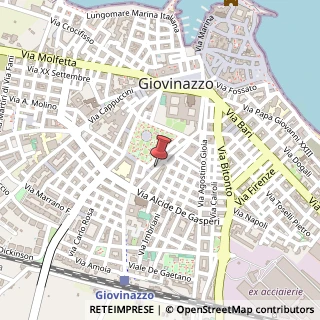 Mappa Lungomare Venezia, 1, 70054 Giovinazzo, Bari (Puglia)
