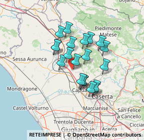 Mappa 81052 Pignataro Maggiore CE, Italia (10.9525)