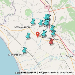 Mappa Via Rio Persico loc. san vito, 81030 Carinola CE, Italia (6.71643)
