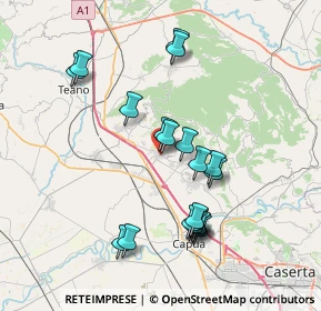 Mappa Via Antonio Iannotta, 81052 Pignataro Maggiore CE, Italia (7.772)
