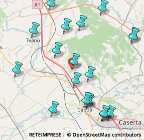 Mappa Via Antonio Iannotta, 81052 Pignataro Maggiore CE, Italia (10.548)