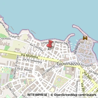 Mappa Vico De Turcolis, 9, 70054 Giovinazzo, Bari (Puglia)
