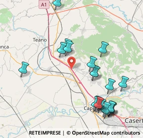 Mappa Autostrada del Sole, 81052 Pignataro Maggiore CE, Italia (9.935)