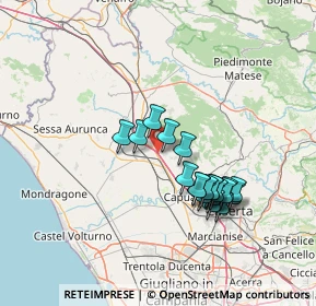 Mappa Autostrada del Sole, 81052 Pignataro Maggiore CE, Italia (13.354)