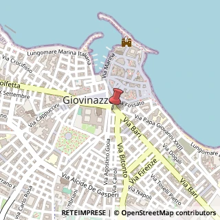Mappa Piazza Vittorio Emanuele II, 6, 70054 Giovinazzo, Bari (Puglia)