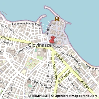 Mappa Piazza Vittorio Emanuele II, 84, 70054 Giovinazzo, Bari (Puglia)