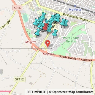 Mappa Via Federico Fellini, 70056 Molfetta BA, Italia (0.48)