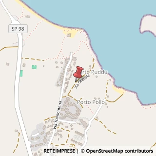 Mappa Località Porto Pollo, , 07020 Palau, Sassari (Sardegna)