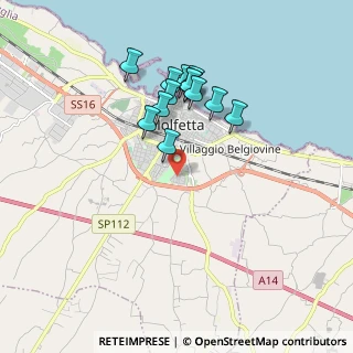 Mappa Via Eroi Di. Cefalonia, 70056 Molfetta BA, Italia (1.73462)