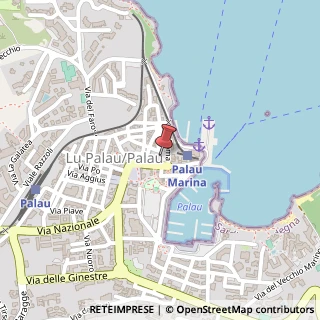 Mappa Piazza Fresi, 07020 Palau, Sassari (Sardegna)