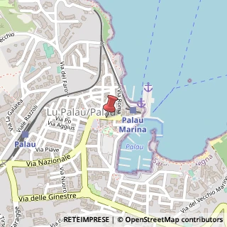 Mappa Via Nazionale, 21, 07020 Palau, Sassari (Sardegna)