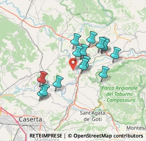 Mappa Via Ernesto Cusani, 81010 Castel Campagnano CE, Italia (6.25067)