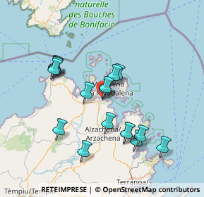 Mappa Via Armando Diaz, 07020 Palau SS, Italia (14.27529)