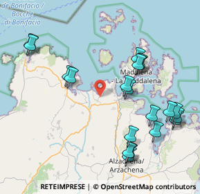 Mappa Unnamed Road, 07020 Palau SS, Italia (9.6895)