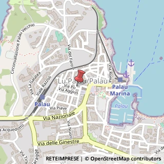 Mappa Via Po, 3, 07020 Palau, Sassari (Sardegna)