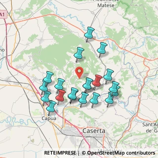 Mappa 81040 Castel di Sasso CE, Italia (7.236)