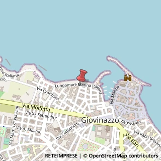 Mappa Via de Turcolis, 52, 70054 Giovinazzo, Bari (Puglia)