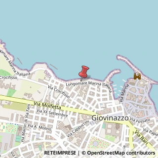 Mappa Lungomare Marina Italiana, 35, 70054 Giovinazzo, Bari (Puglia)