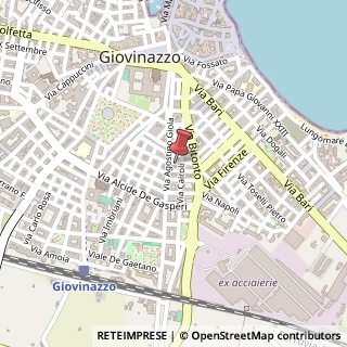 Mappa Via Torino, 8, 70054 Giovinazzo BA, Italia, 70054 Giovinazzo, Bari (Puglia)