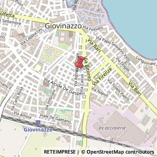 Mappa Via Agostino Gioia, 86, 70054 Giovinazzo, Bari (Puglia)