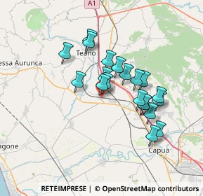 Mappa Via Marco Vinicio Seniore, 81056 Sparanise CE, Italia (6.242)