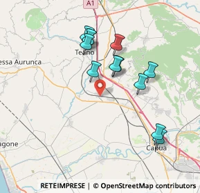 Mappa Via Marco Vinicio Seniore, 81056 Sparanise CE, Italia (7.405)