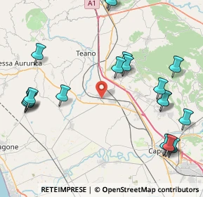 Mappa Via Marco Vinicio Seniore, 81056 Sparanise CE, Italia (11.2065)