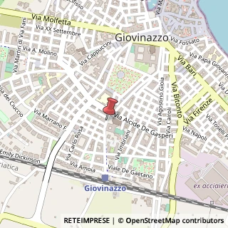 Mappa Piazza s. agostino 1, 70054 Giovinazzo, Bari (Puglia)
