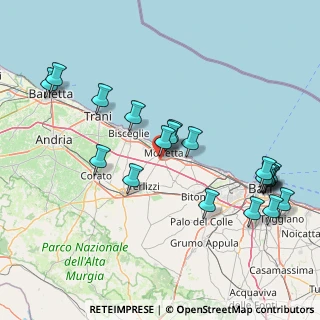 Mappa Strda Vicinale Casina Ribera, 70056 Molfetta BA, Italia (18.758)
