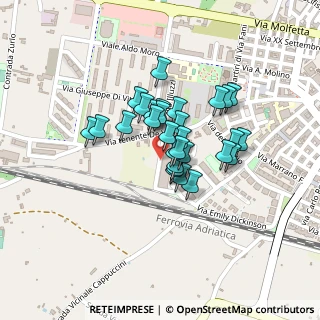Mappa Via degli Impagliatori, 70054 Giovinazzo BA, Italia (0.15586)