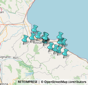 Mappa Via Sibari, 87067 Corigliano Calabro CS, Italia (8.69938)