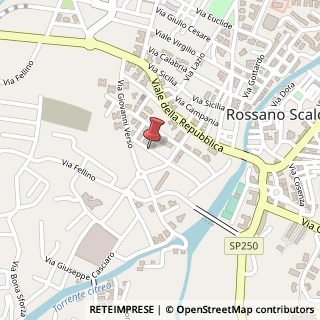Mappa Via Luigi Ripoli, 14, 87067 Rossano, Cosenza (Calabria)