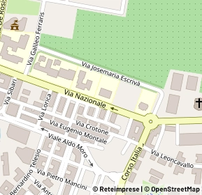Mappa Via Corigliano, 87067 Rossano CS, Italia (0.11923)