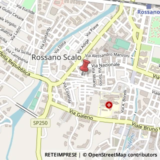 Mappa Largo firenze, 87067 Rossano, Cosenza (Calabria)