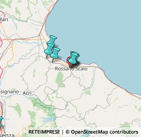 Mappa Piazza Europa, 87067 Rossano CS, Italia (21.18545)