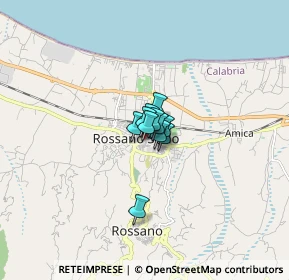 Mappa Via Milano, 87067 Rossano CS, Italia (0.51182)