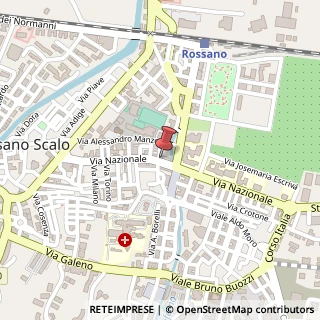 Mappa Via Nazionale, 127, 87067 Rossano, Cosenza (Calabria)