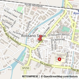 Mappa Viale Regina Margherita, 422, 87067 Rossano, Cosenza (Calabria)