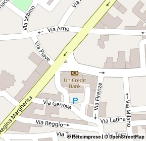 Mappa Largo Firenze, 87067 Rossano CS, Italia (0.01538)