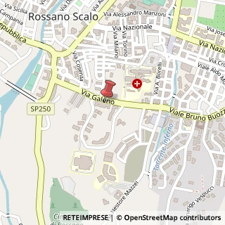 Mappa Via Galeno, 87067 Rossano, Cosenza (Calabria)