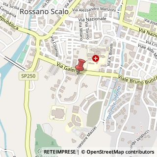 Mappa Viale Galeno, 37, 87067 Rossano, Cosenza (Calabria)