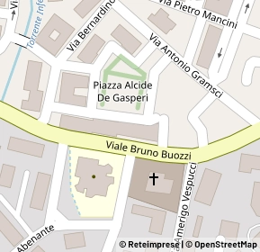 Mappa Piazza Alcide De Gasperi, 87067 Rossano CS, Italia (0.09167)