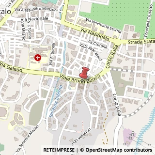 Mappa Viale Bruno Buozzi, 11, 87067 Rossano, Cosenza (Calabria)