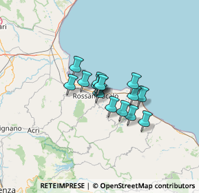 Mappa 87067 Corigliano Calabro CS, Italia (8.24067)