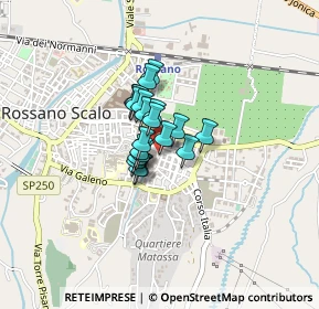Mappa Viale Aldo Moro, 87067 Rossano CS, Italia (0.226)