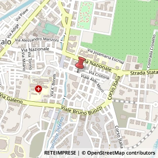 Mappa Viale Aldo Moro, 29, 87067 Rossano, Cosenza (Calabria)