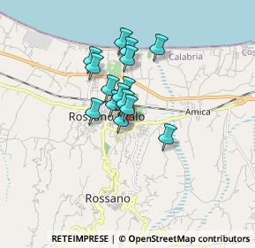 Mappa Viale Aldo Moro, 87067 Rossano CS, Italia (1.24667)