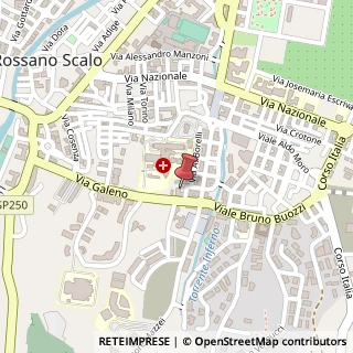 Mappa Via G. B. Morgagni, 39, 87067 Rossano, Cosenza (Calabria)